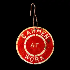 artifacts image of carmen sign