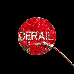 artifacts image of derailed sign