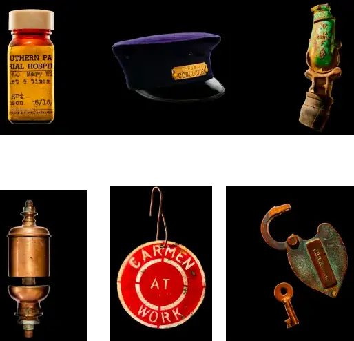 an image of a collection of Railyards artifacts