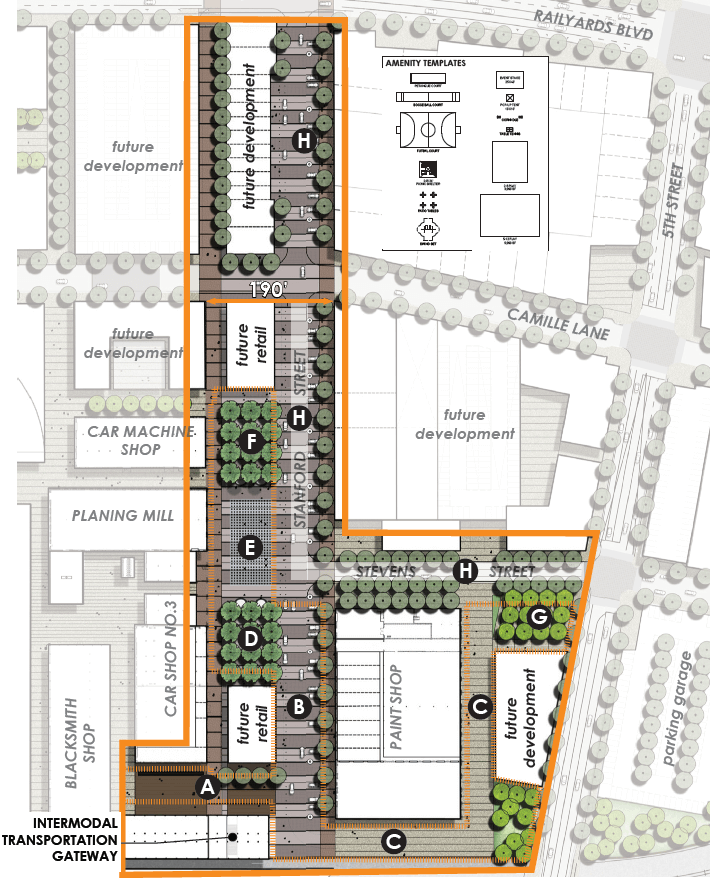 Central Shops Concept Art