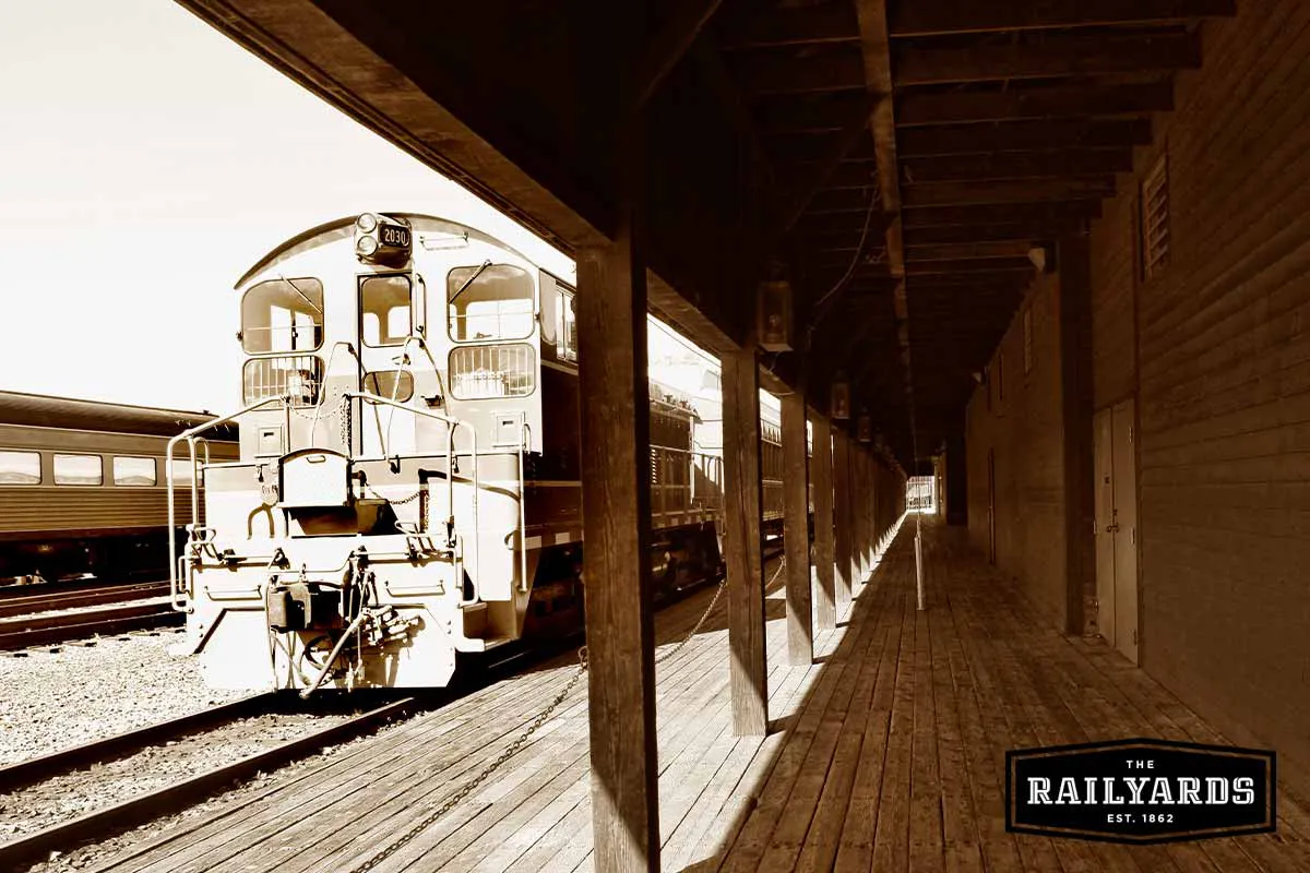 Vintage looking Sacramento Railyard station.